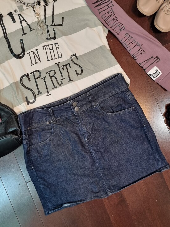 Old Navy Dresses & Skirts - Old Navy | Navy Blue Denim Mini Skirt